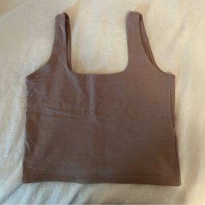 Abercrombie and fitch tank top double lined crop top